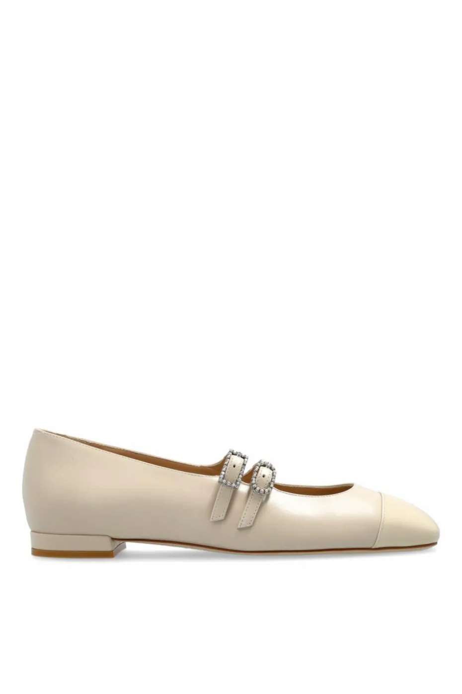 Stuart Weitzman kremowy Baleriny `Celeste`
