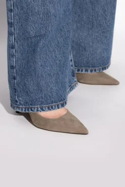 Stuart Weitzman SZARY Szpilki `Stuart`