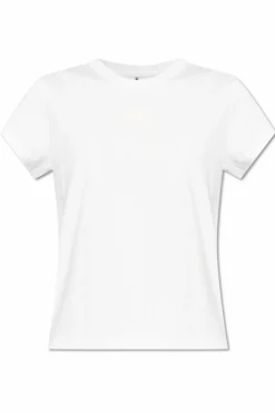 T by Alexander Wang BIAŁY T-shirt z logo