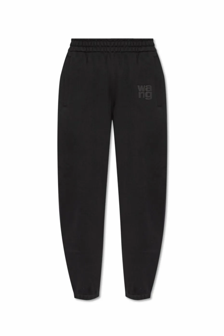 T by Alexander Wang CZARNY Spodnie dresowe