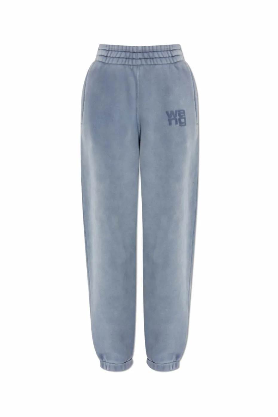 T by Alexander Wang NIEBIESKI Spodnie dresowe z logo