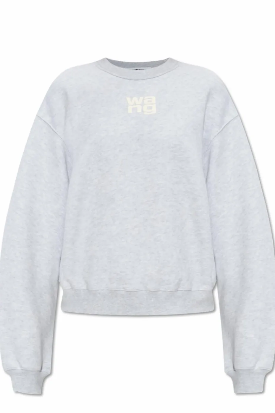 T by Alexander Wang SZARY Bluza z logo