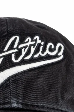 The Attico CZARNY Czapka z daszkiem