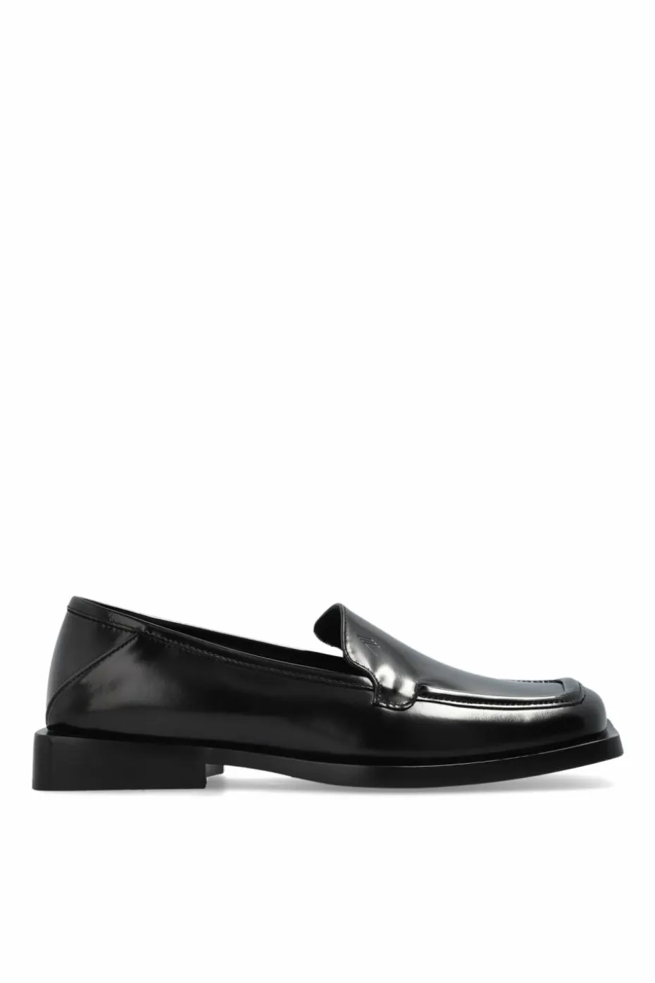 The Attico CZARNY Skórzane buty `Micol`