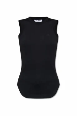 The Attico CZARNY Top z logo