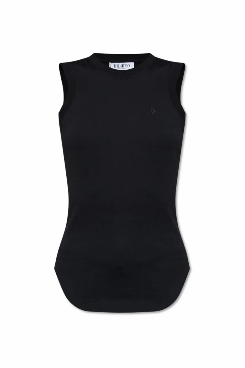 The Attico CZARNY Top z logo