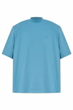 The Attico NIEBIESKI T-shirt z poduszkami