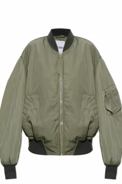 The Attico ZIELONY Kurtka typu `bomber`