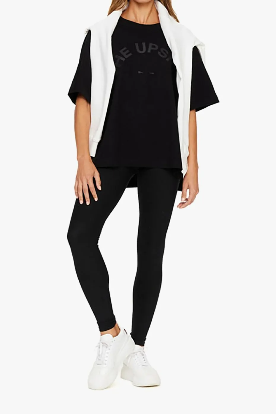 The Upside CZARNY T-shirt `Laura`