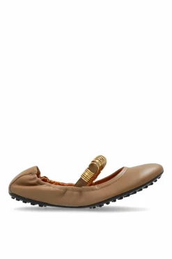Tod’s beżowy Skórzane baleriny