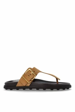 Tod’s beżowy Zamszowe klapki