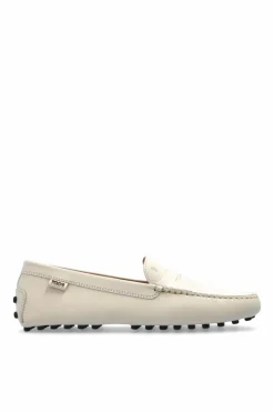 Tod’s BIAŁY Skórzane mokasyny