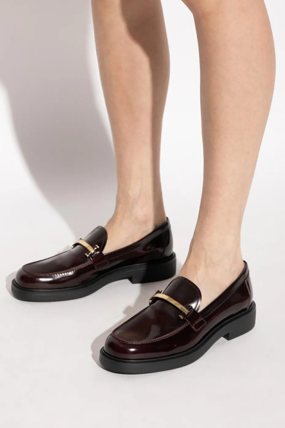 Tod’s BORDO Skórzany buty typu `loafers`