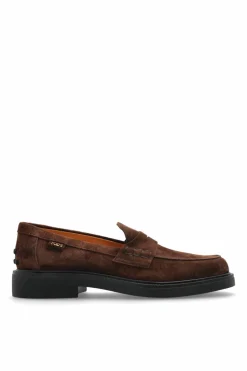 Tod’s BRĄZOWY Buty typu `loafers`