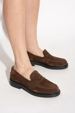 Tod’s BRĄZOWY Buty typu `loafers`
