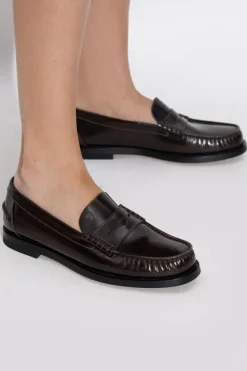 Tod’s BRĄZOWY Buty typu `loafers`