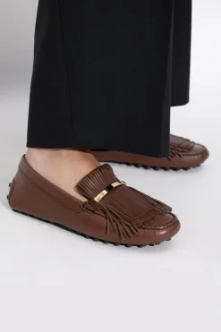 Tod’s BRĄZOWY Buty typu `loafers`