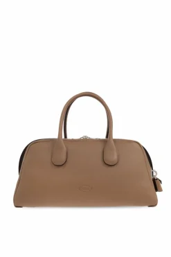 Tod’s BRĄZOWY Torba do ręki `Darsena Medium`