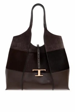 Tod’s BRĄZOWY Torba typu `shopper`