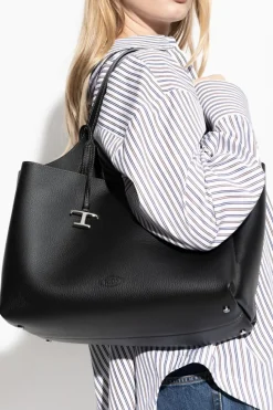 Tod’s CZARNY Torba na ramię `Medium`