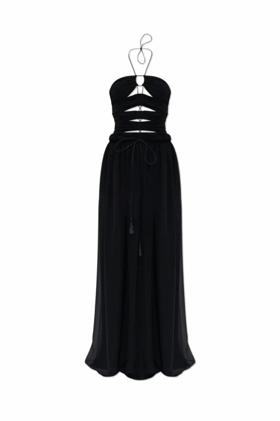 Tom Ford CZARNY Drapowana sukienka