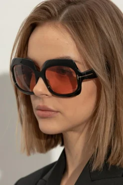 Tom Ford CZARNY Okulary przeciwsłoneczne