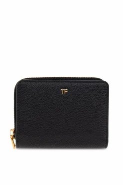 Tom Ford CZARNY Portfel z logo