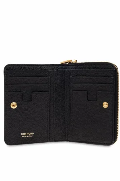 Tom Ford CZARNY Portfel z logo