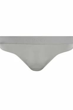 Tom Ford SZARY Stringi z logo