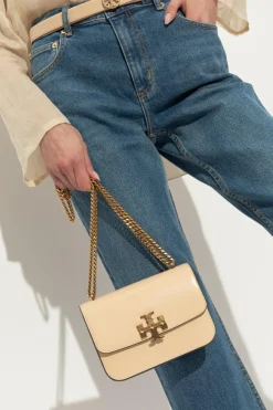 Tory Burch beżowy Torba na ramię `Eleanor Small`