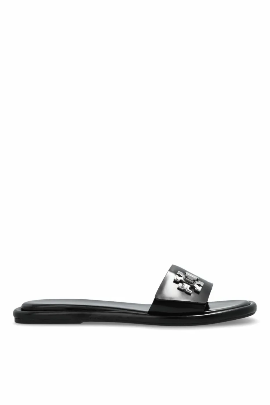 Tory Burch CZARNY Klapki `T Lock`