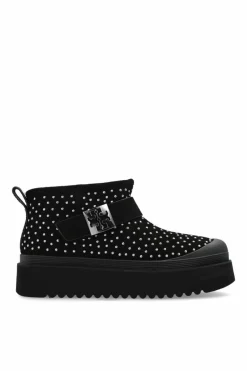 Tory Burch CZARNY Śniegowce z logo