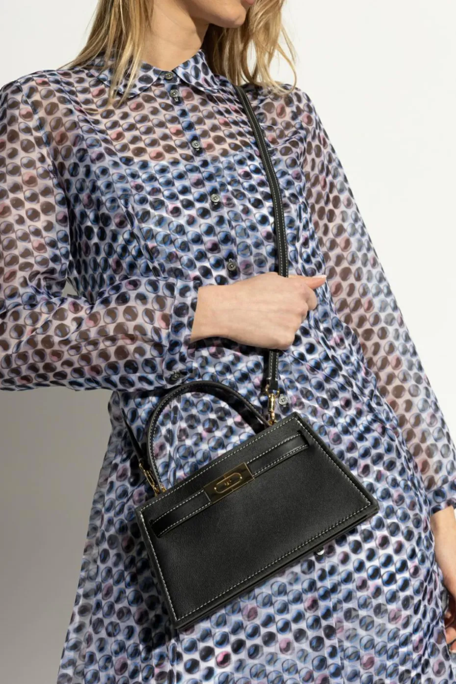 Tory Burch CZARNY Torba do ręki `Petitie Lee Radziwill`