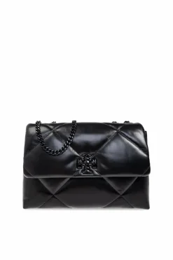 Tory Burch CZARNY Torba na ramię `Powder Coated`