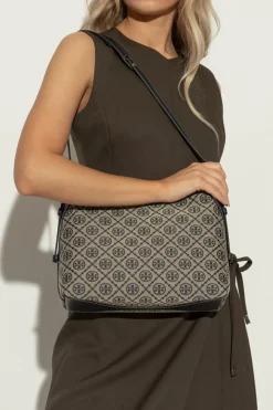 Tory Burch GRANATOWY Torba na ramię