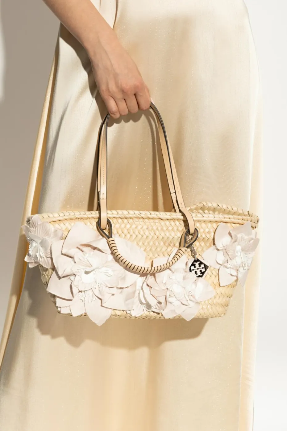 Tory Burch kremowy Torba do ręki