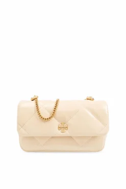 Tory Burch kremowy Torba na ramię `Kira Diamond Mini`