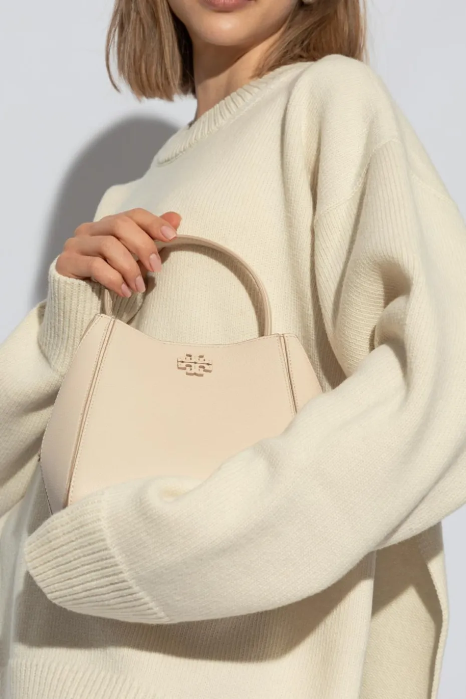 Tory Burch kremowy Torba na ramię `Mcgraw Small`