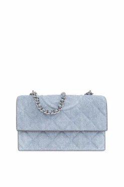 Tory Burch NIEBIESKI Torba na ramię `Fleming Small`