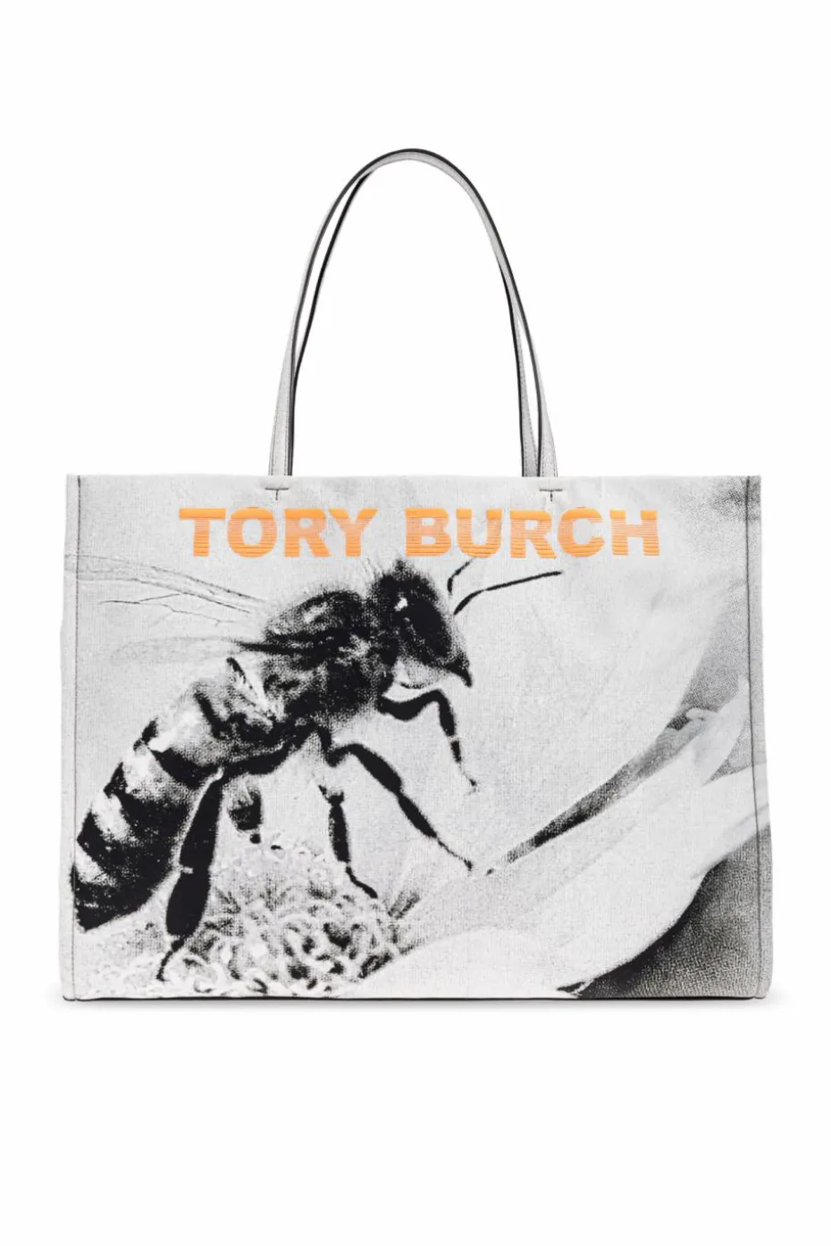 Tory Burch SZARY Torba `Ella` typu `shopper`