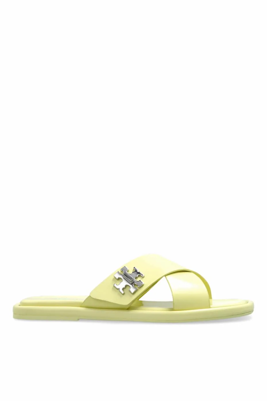 Tory Burch ŻÓŁTY Klapki `T-Lock`