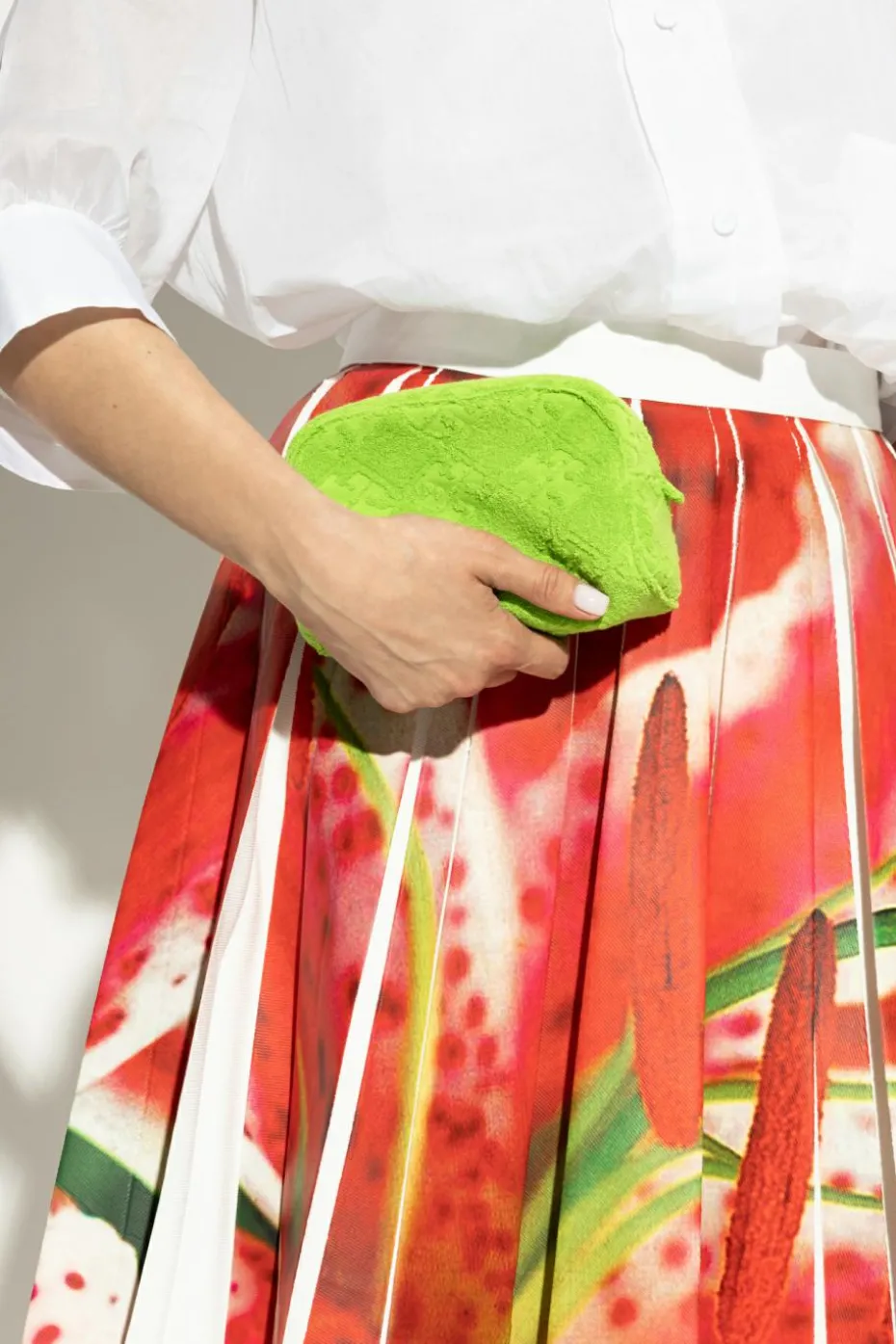 Tory Burch ZIELONY Kosmetyczka `Ella`
