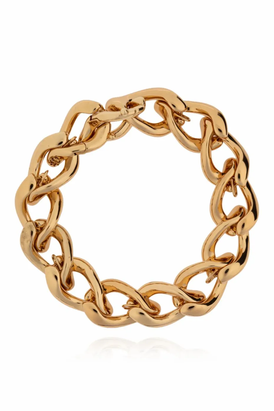 Tory Burch ZŁOTY Mosiężna bransoleta