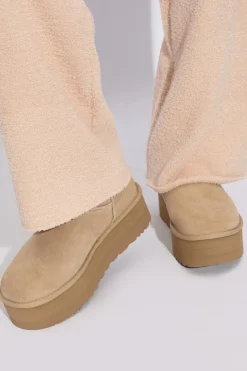 UGG beżowy Śniegowce ‘Classic Ultra Mini Platform’