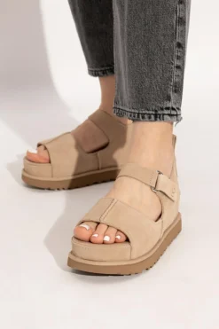UGG beżowy Sandały na platformie `Goldenrise Hi`