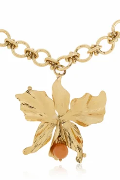 Ulla Johnson ZŁOTY Naszyjnik `Lulu Flower`