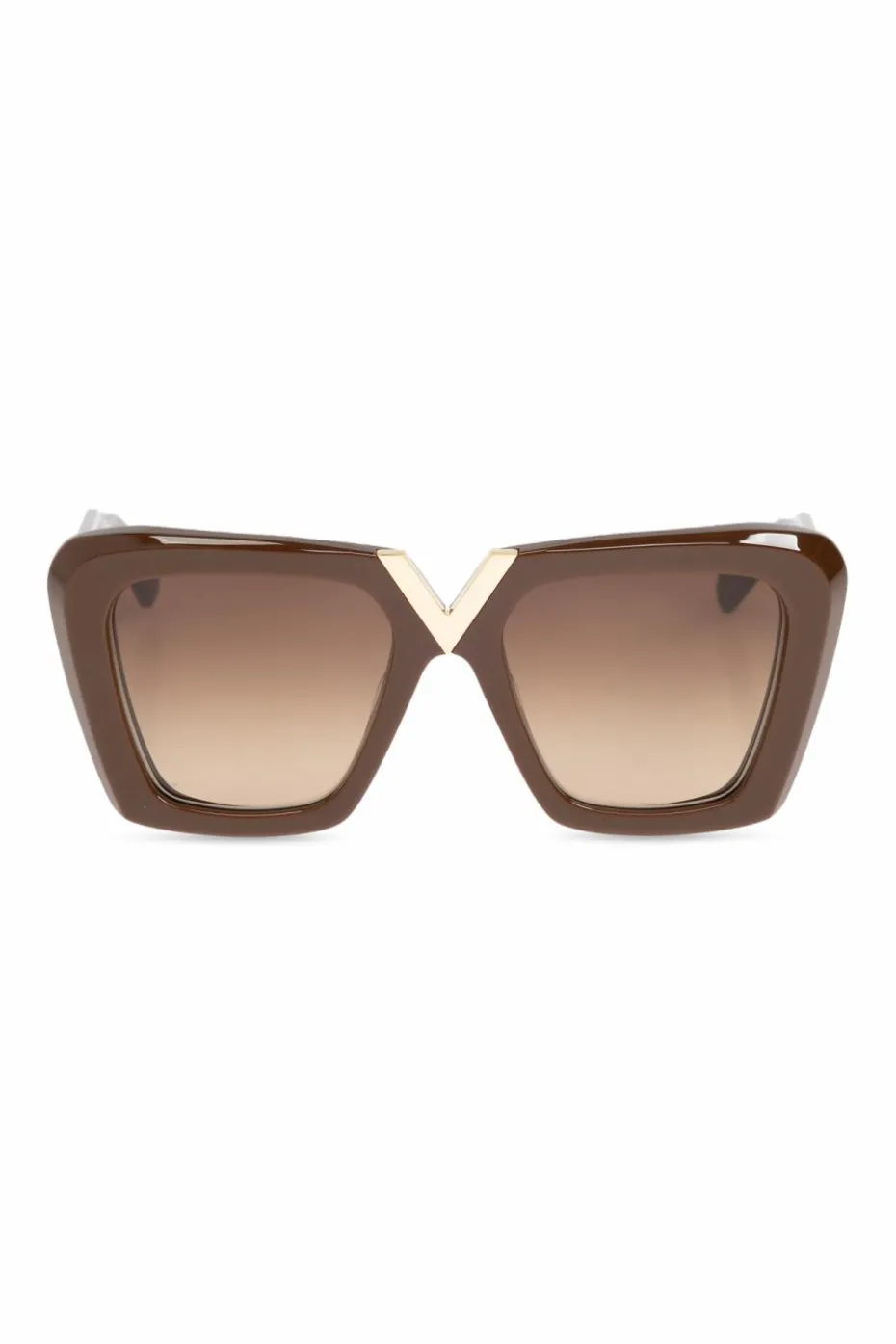 Valentino Eyewear BRĄZOWY Okulary przeciwsłoneczne