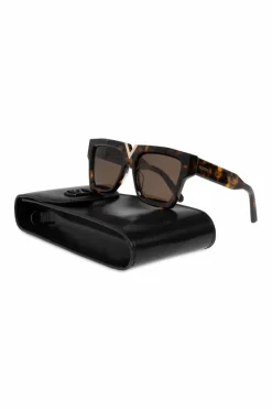 Valentino Eyewear BRĄZOWY Okulary przeciwsłoneczne