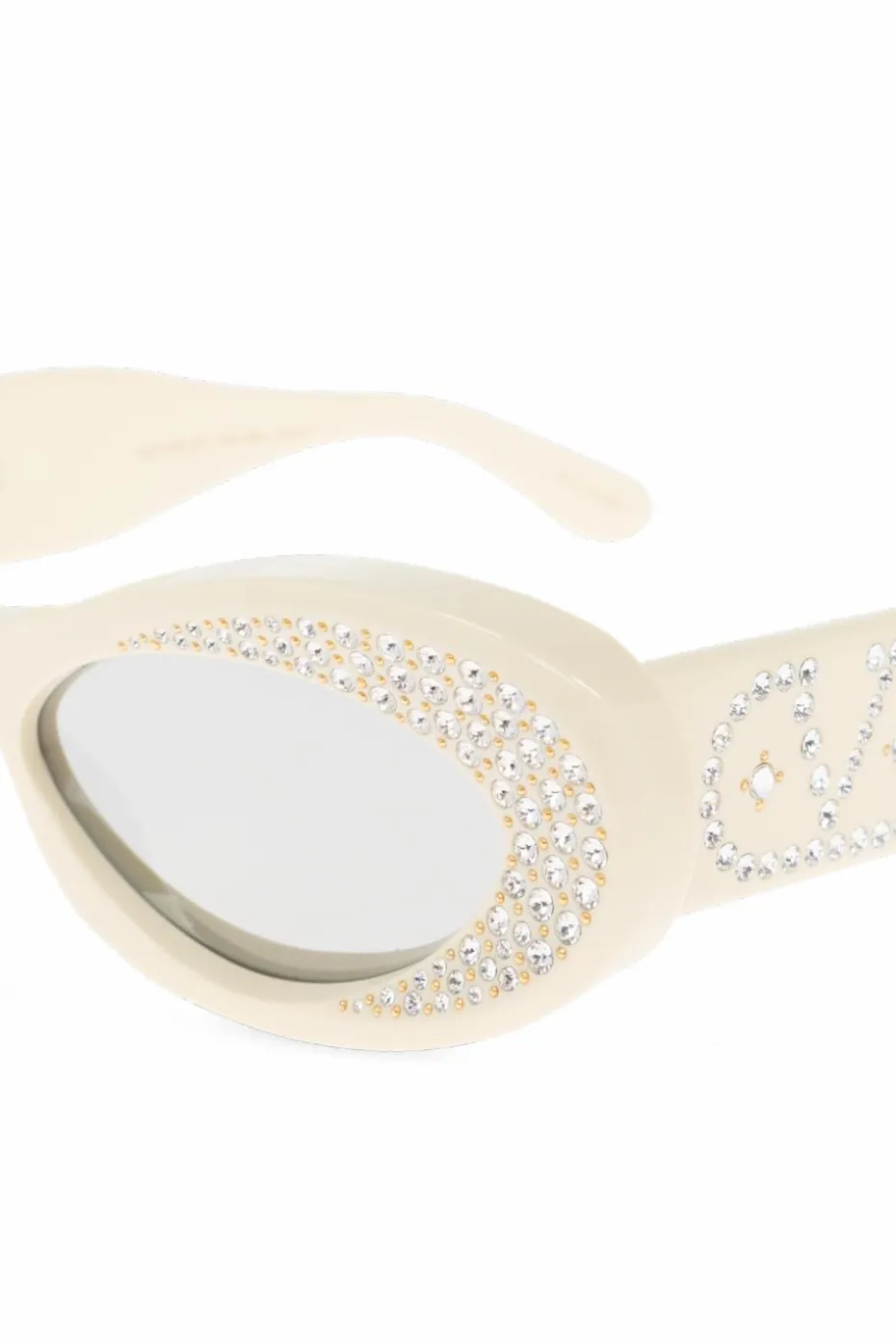 Valentino Eyewear kremowy Okulary przeciwsłoneczne `VLS-178`