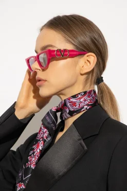 Valentino Eyewear RÓŻOWY Okulary przeciwsłoneczne